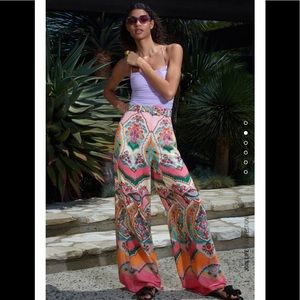 Zara palazzo printed pants